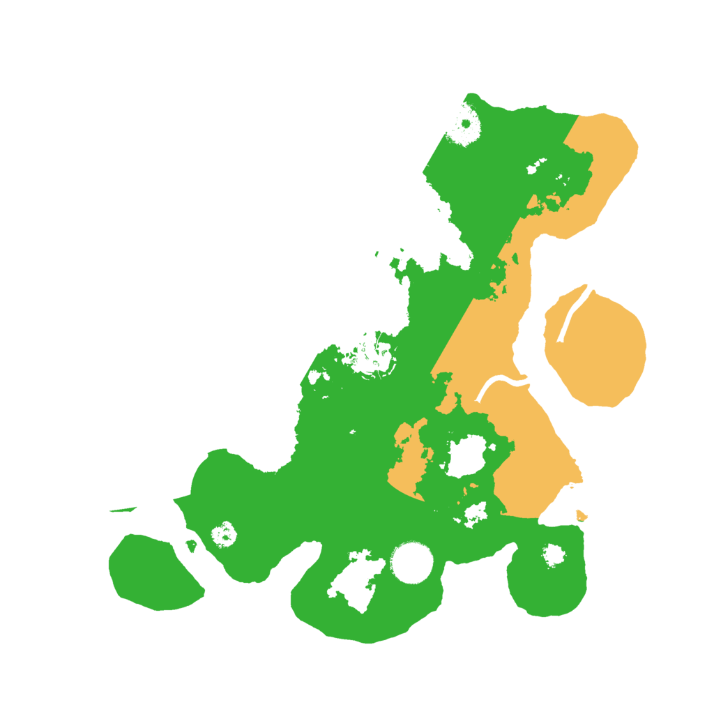 Biome Rust Map: Procedural Map, Size: 3000, Seed: 31432312