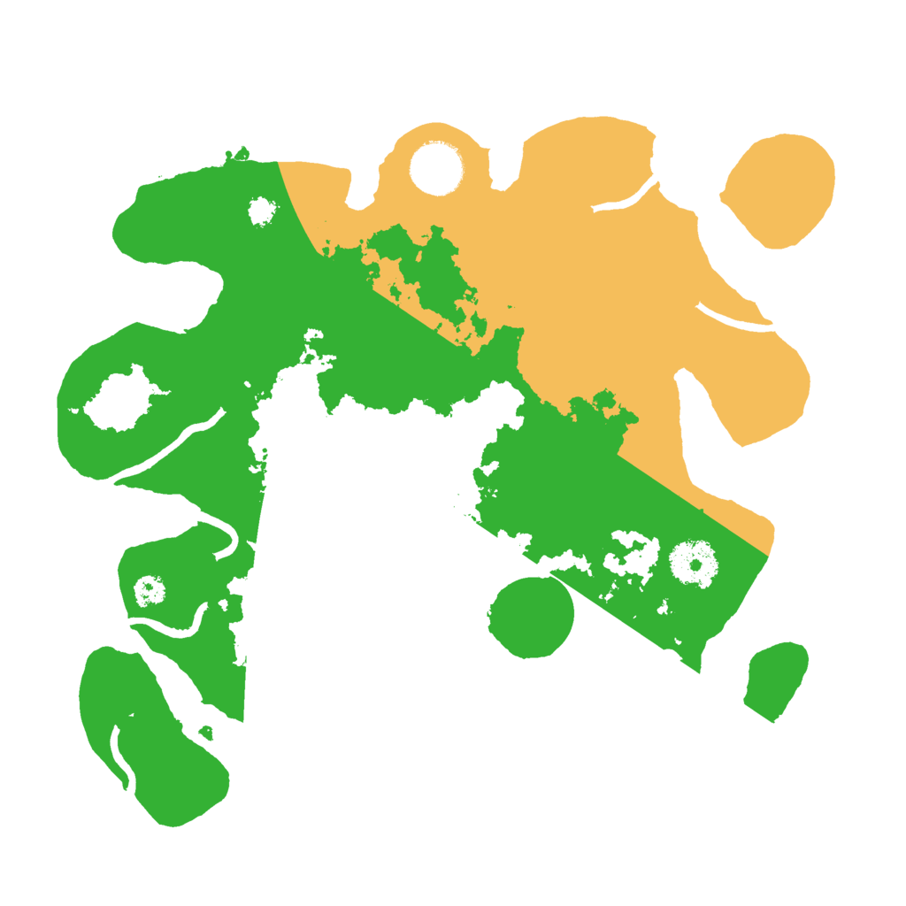 Biome Rust Map: Procedural Map, Size: 3000, Seed: 13463469