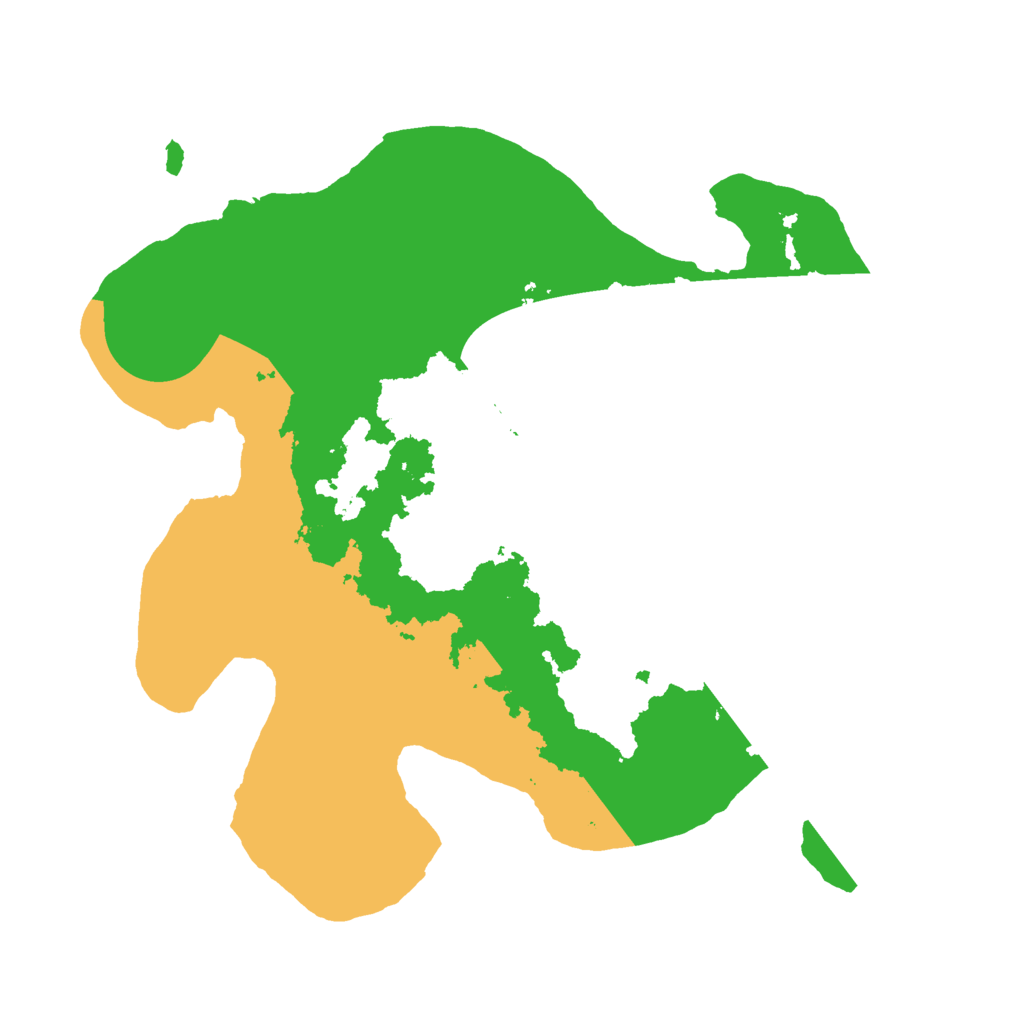 Biome Rust Map: Barren, Size: 2500, Seed: 1111