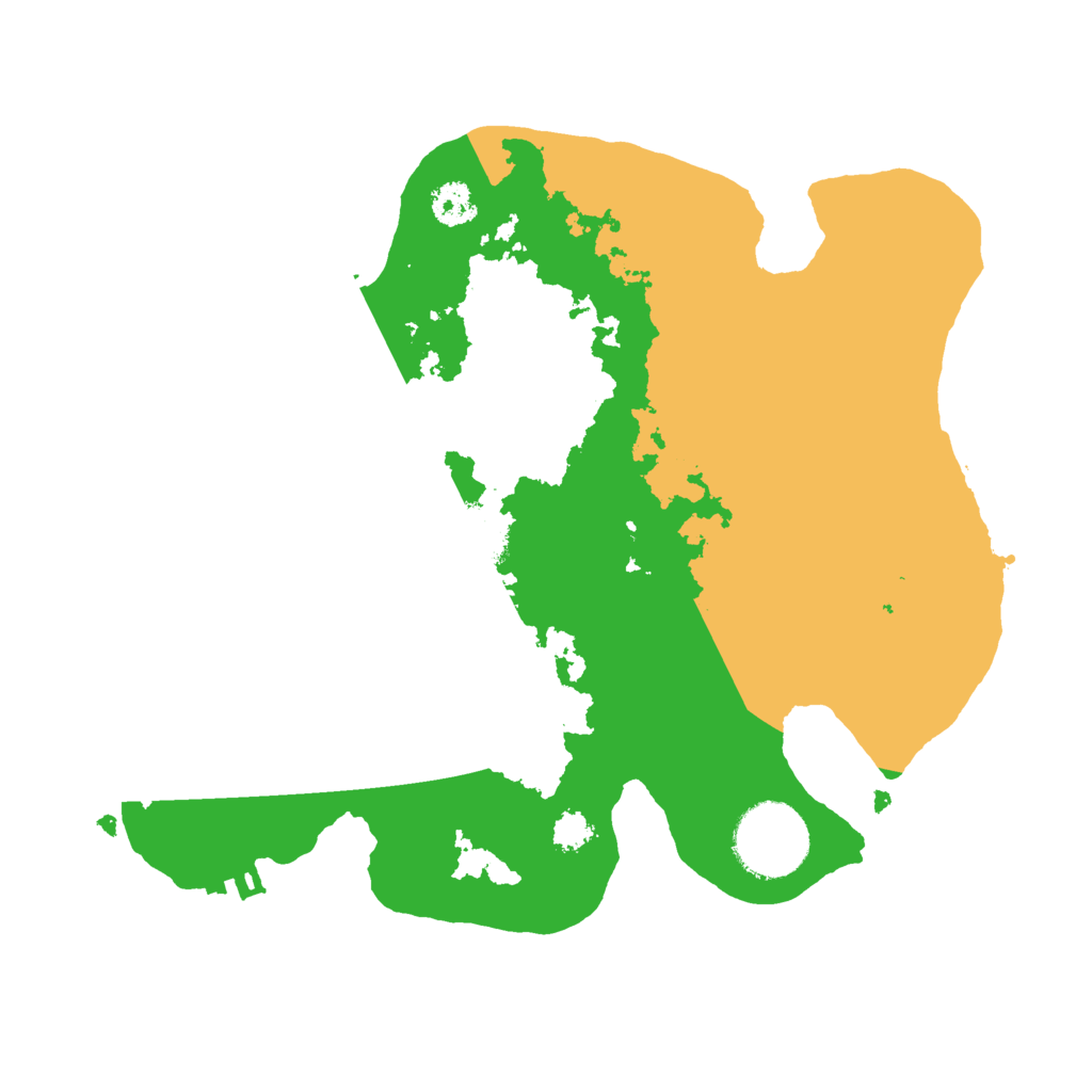 Biome Rust Map: Procedural Map, Size: 2570, Seed: 682983502