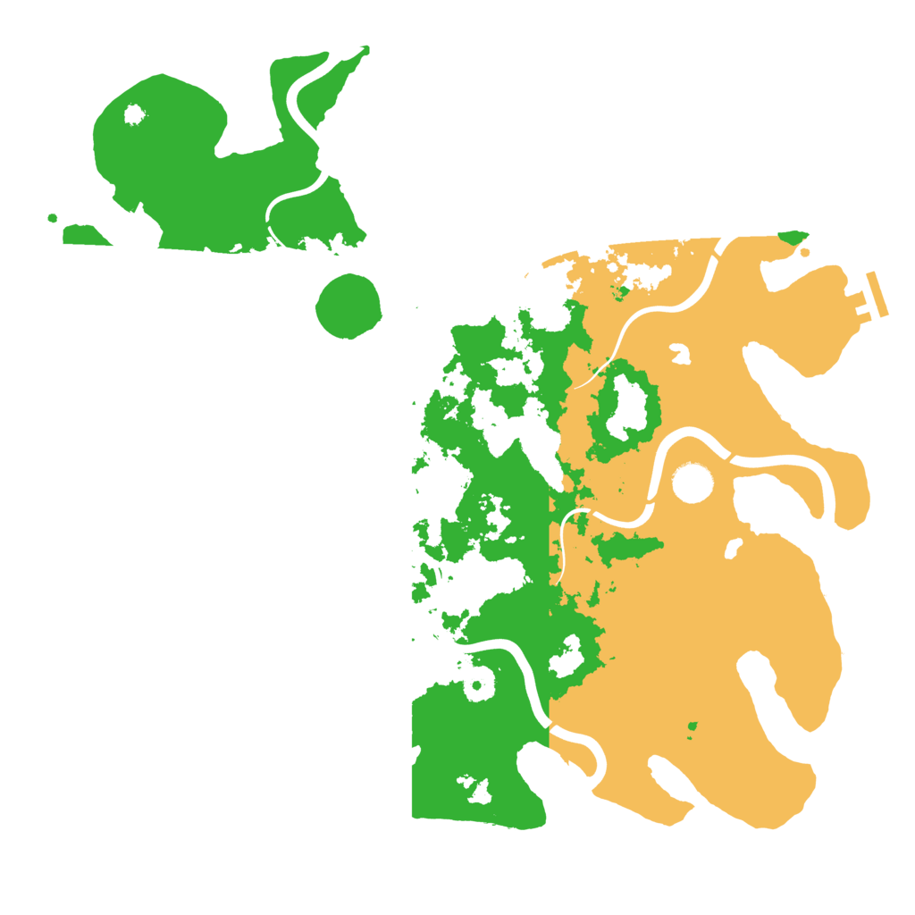 Biome Rust Map: Procedural Map, Size: 4000, Seed: 8898