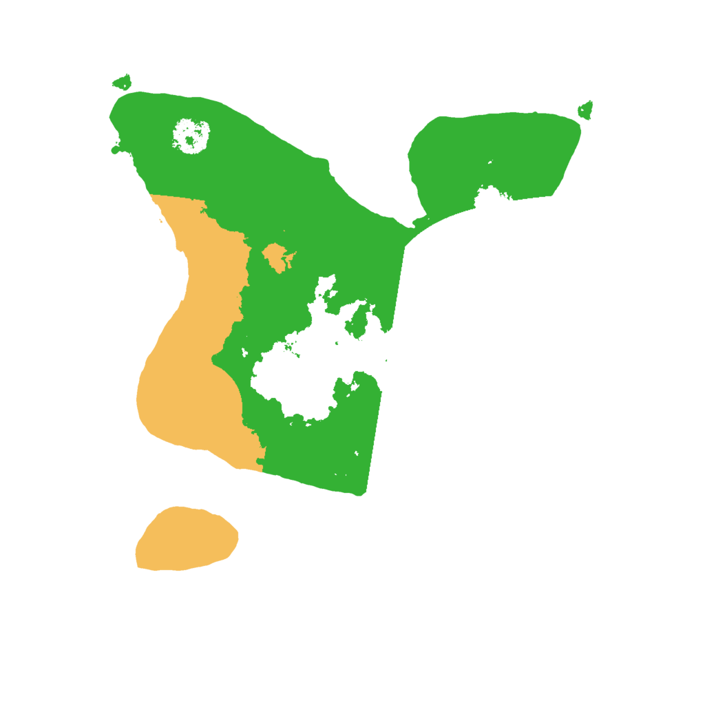 Biome Rust Map: Procedural Map, Size: 2000, Seed: 3300