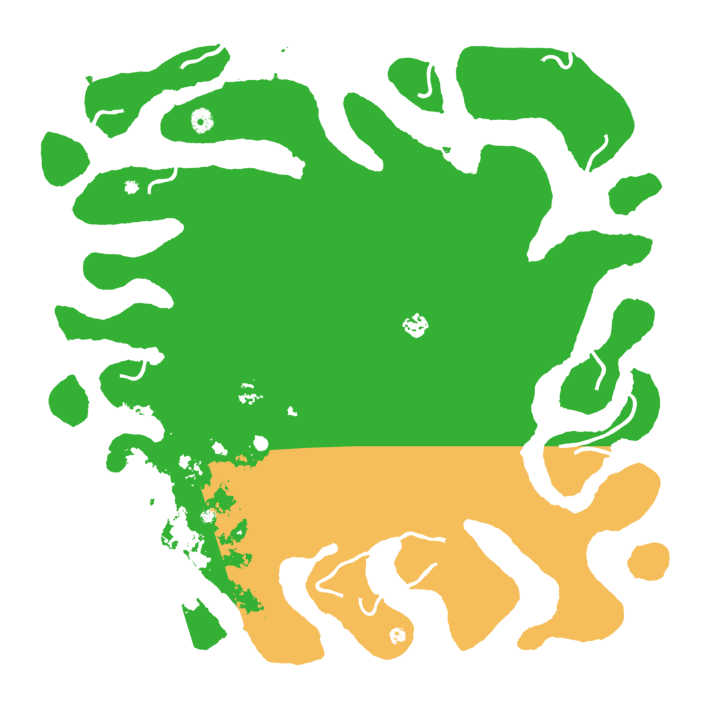 Biome Rust Map: Procedural Map, Size: 4500, Seed: 274234655