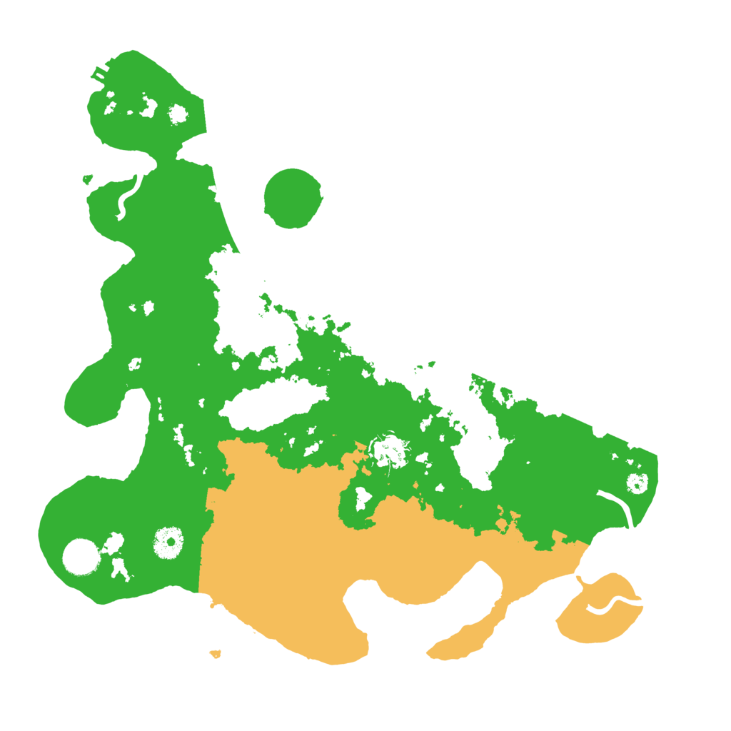 Biome Rust Map: Procedural Map, Size: 3500, Seed: 697969041