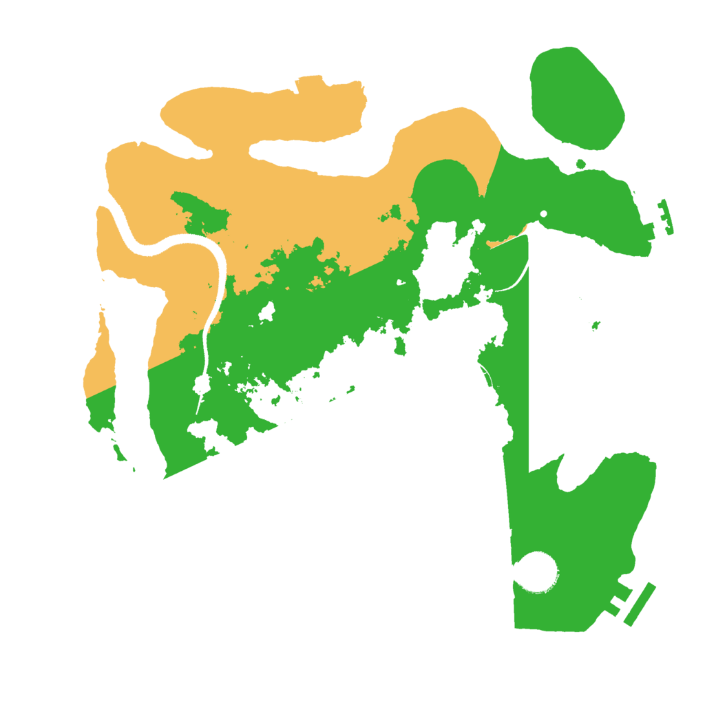 Biome Rust Map: Procedural Map, Size: 3000, Seed: 1138912599