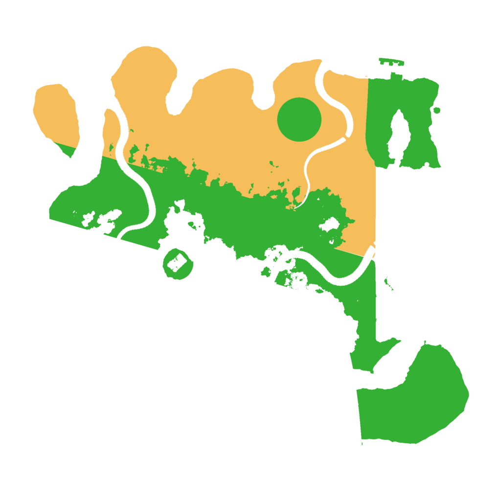 Biome Rust Map: Procedural Map, Size: 3003, Seed: 2147483647