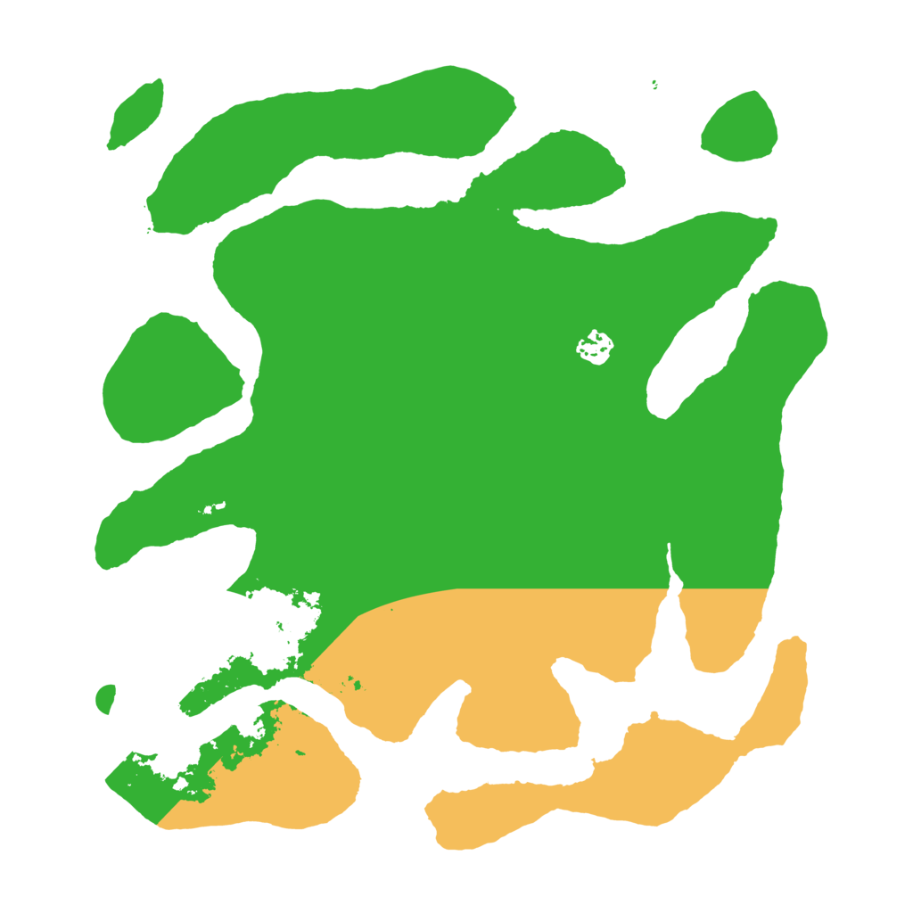 Biome Rust Map: Barren, Size: 4000, Seed: 1051