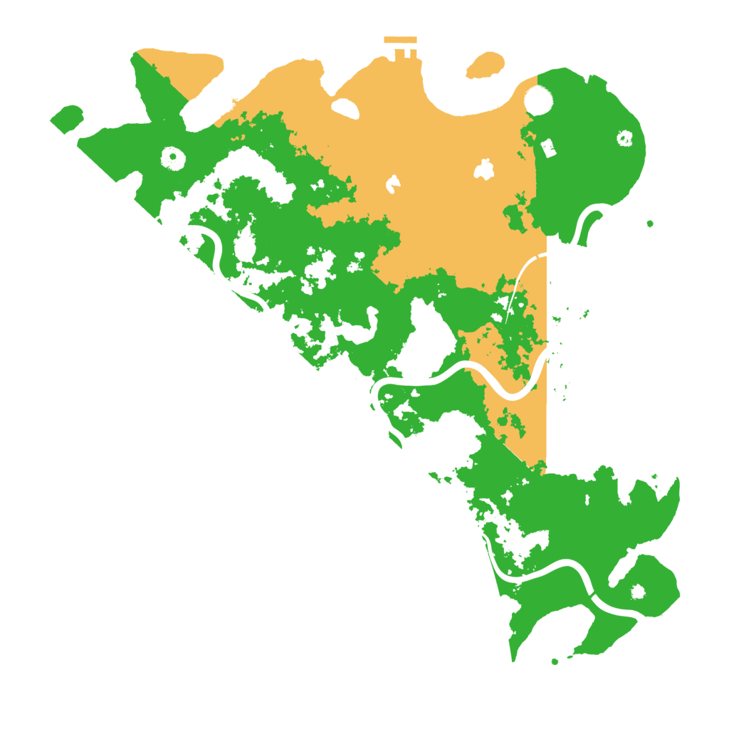 Biome Rust Map: Procedural Map, Size: 4500, Seed: 13371337