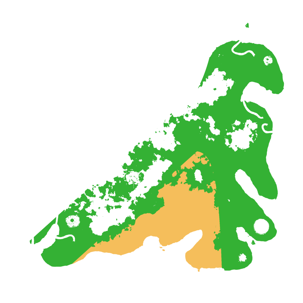Biome Rust Map: Procedural Map, Size: 3500, Seed: 1838436993