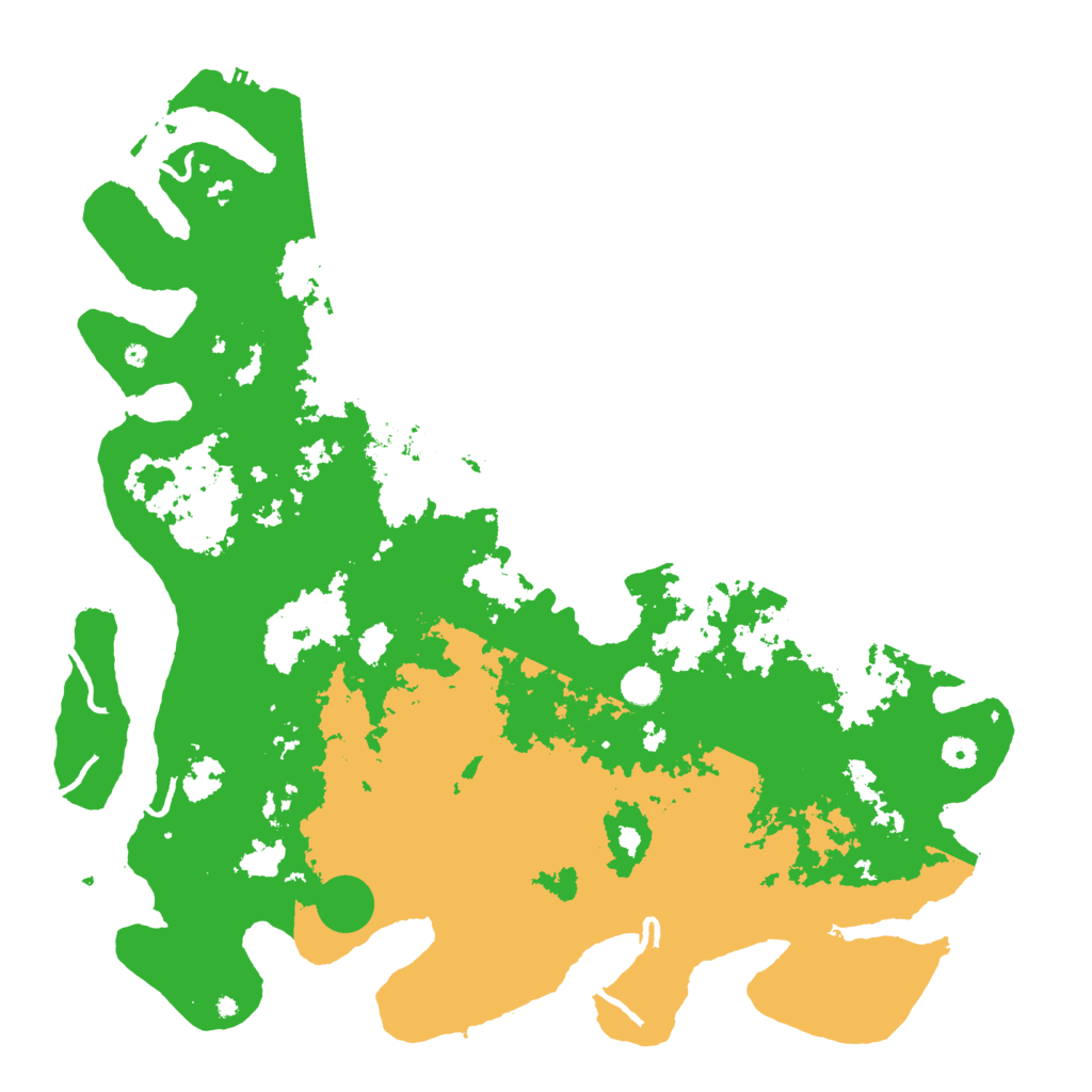 Biome Rust Map: Procedural Map, Size: 5000, Seed: 615