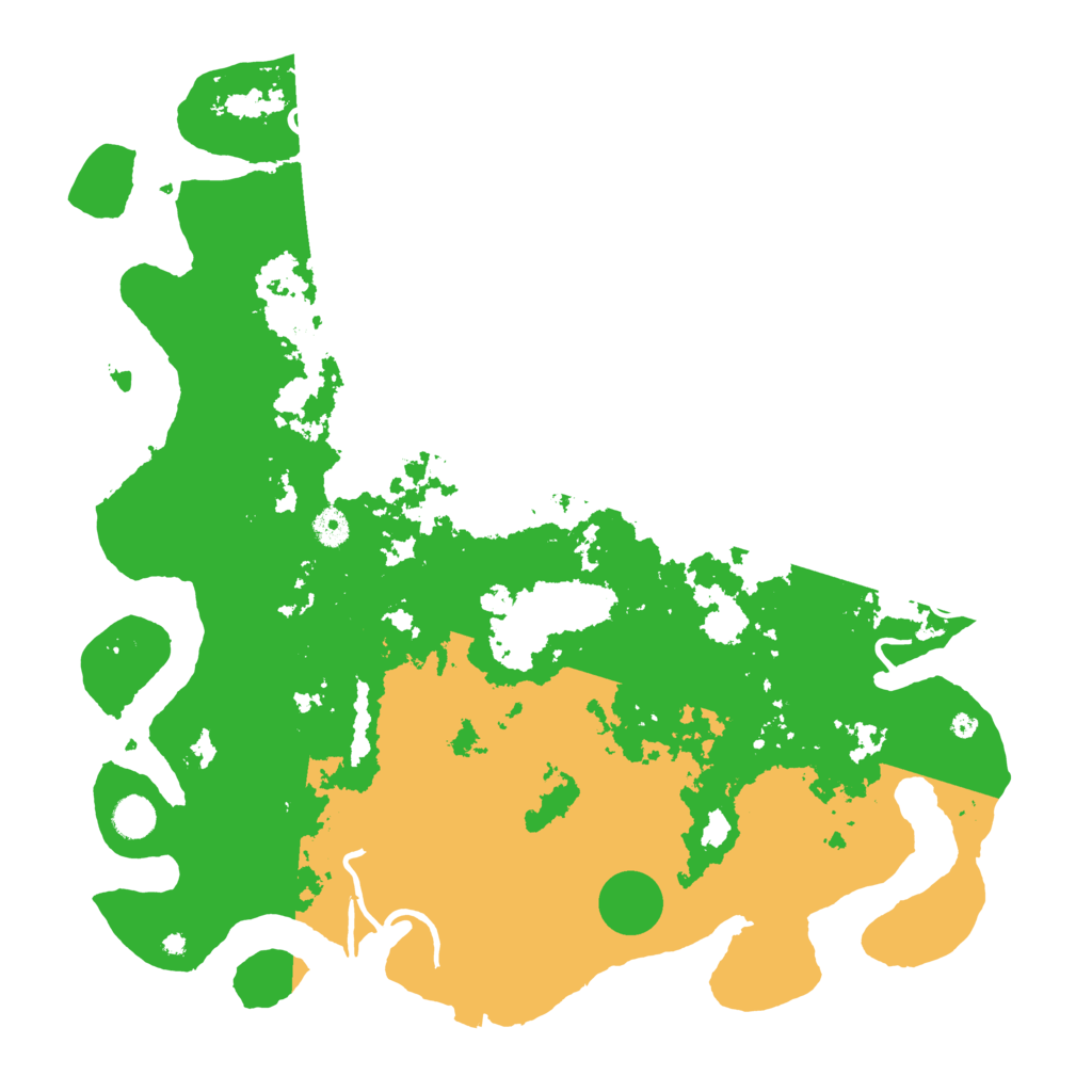 Biome Rust Map: Procedural Map, Size: 4476, Seed: 13825