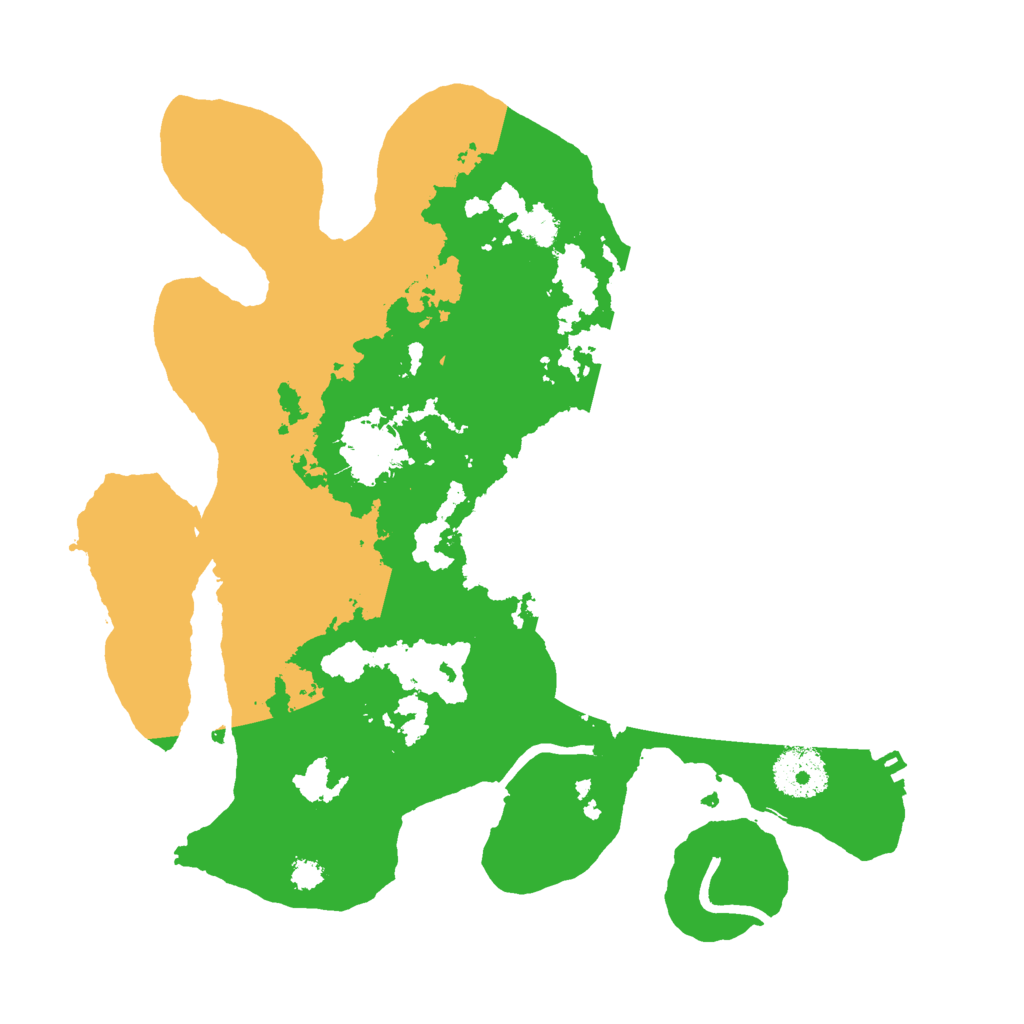 Biome Rust Map: Procedural Map, Size: 3000, Seed: 271113689