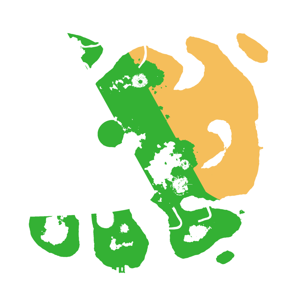 Biome Rust Map: Procedural Map, Size: 3000, Seed: 2426169