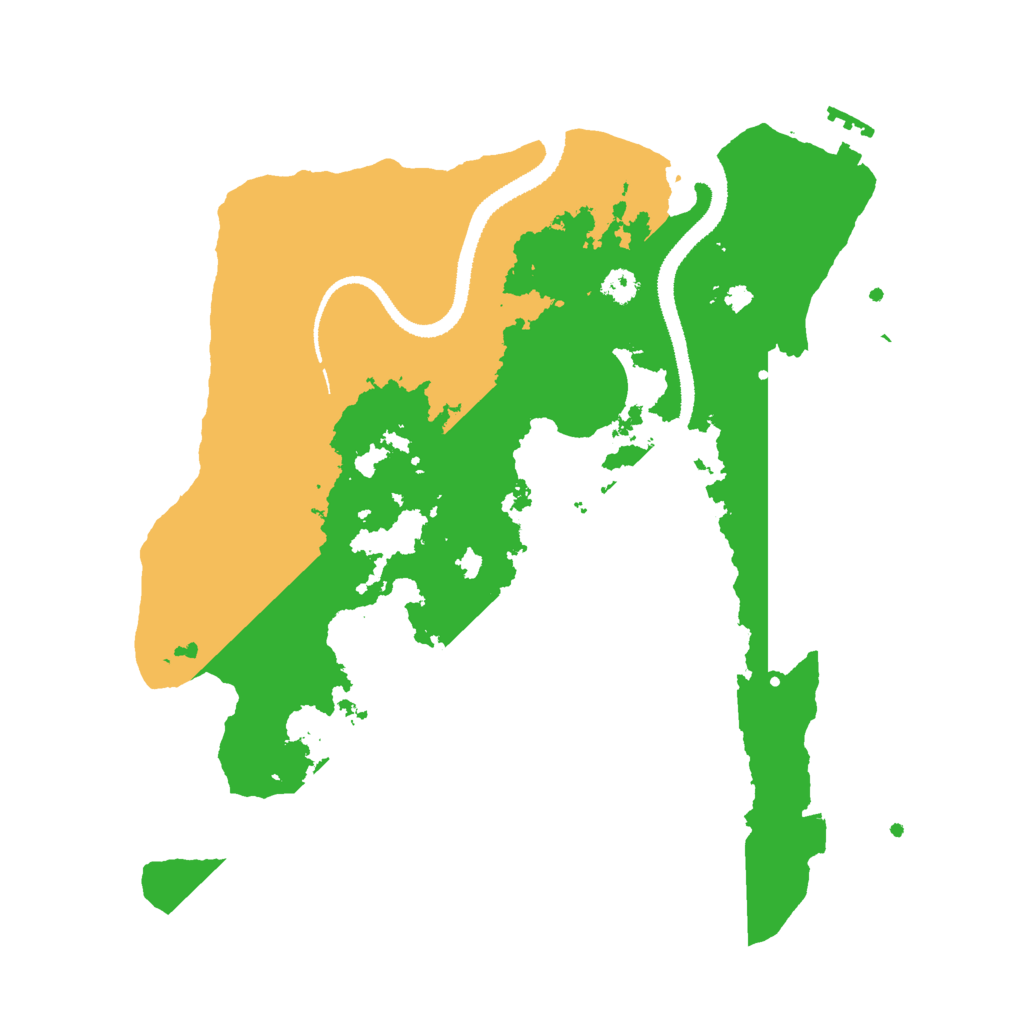 Biome Rust Map: Procedural Map, Size: 3000, Seed: 122230505