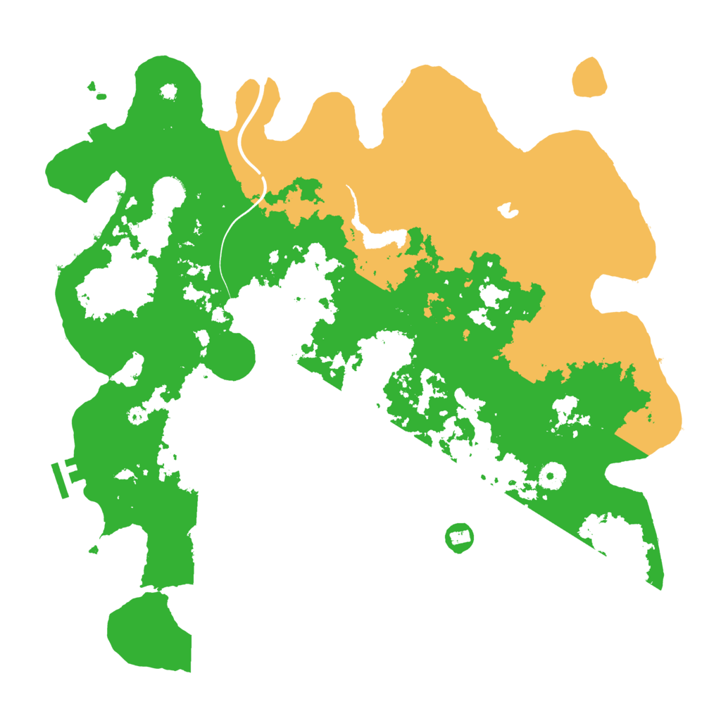Biome Rust Map: Procedural Map, Size: 4000, Seed: 614127488