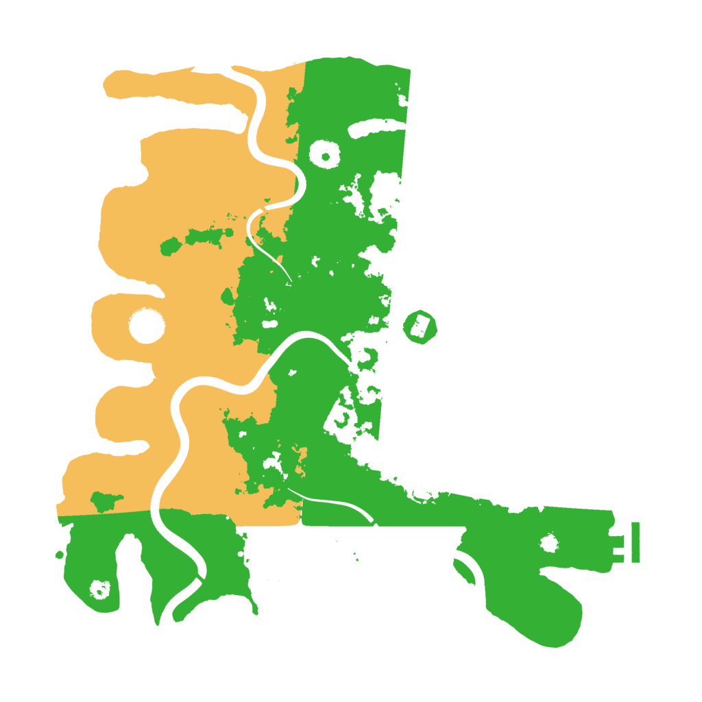 Biome Rust Map: Procedural Map, Size: 3500, Seed: 767
