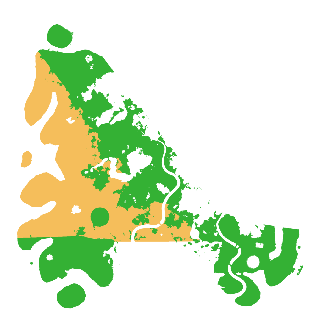 Biome Rust Map: Procedural Map, Size: 4500, Seed: 195924277