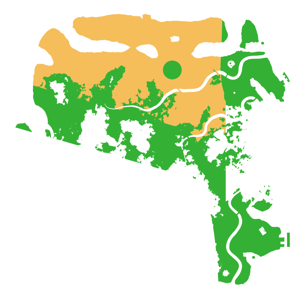 Biome Rust Map: Procedural Map, Size: 4250, Seed: 2147483647