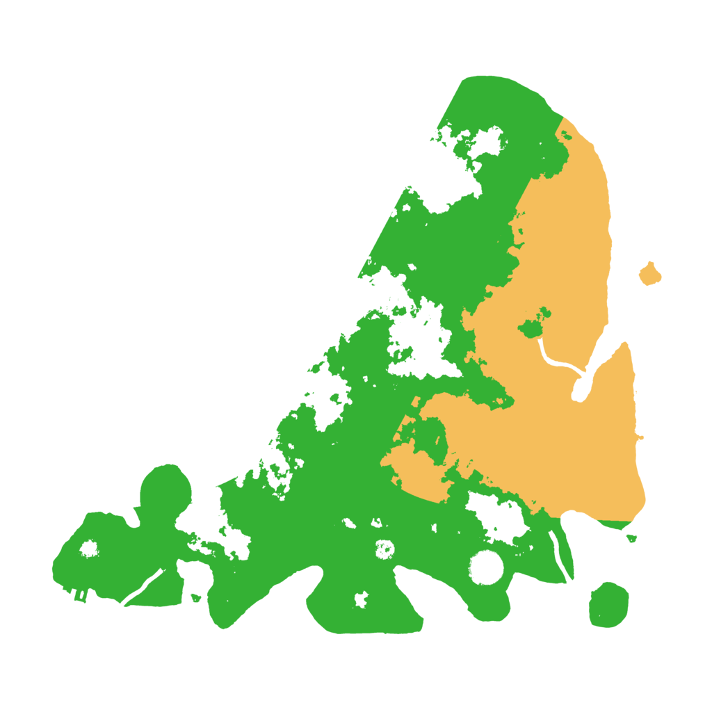 Biome Rust Map: Procedural Map, Size: 3700, Seed: 669999