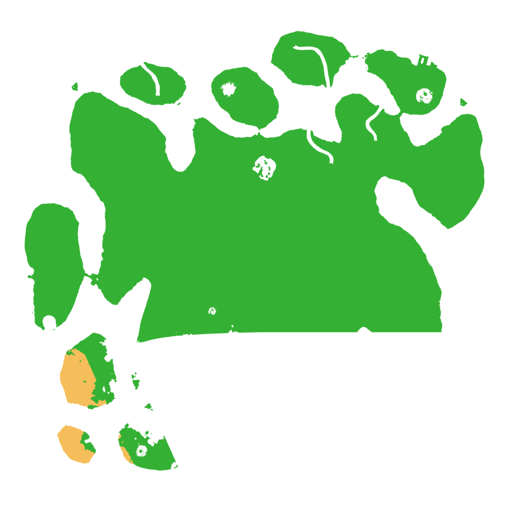 Biome Rust Map: Procedural Map, Size: 3500, Seed: 460173154