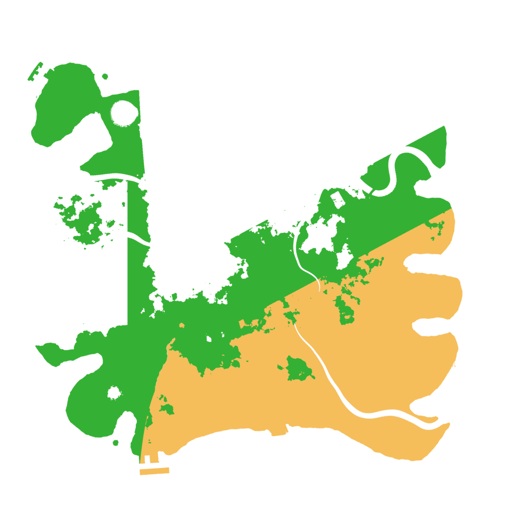 Biome Rust Map: Procedural Map, Size: 3500, Seed: 2113263958