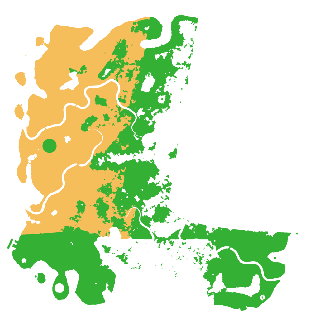 Biome Rust Map: Procedural Map, Size: 6000, Seed: 1189221389