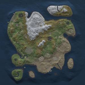 Thumbnail Rust Map: Procedural Map, Size: 2900, Seed: 3070, 11 Monuments