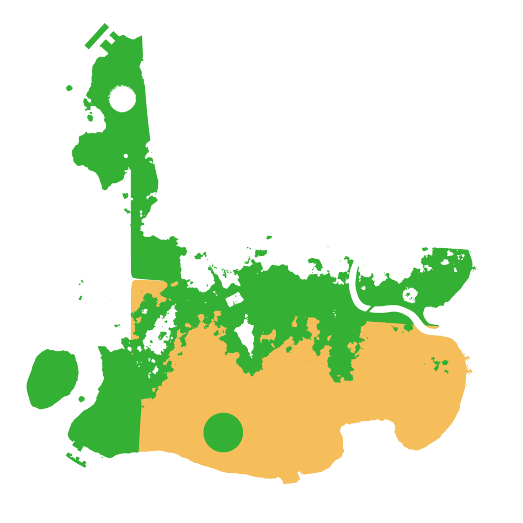 Biome Rust Map: Procedural Map, Size: 3500, Seed: 1588077325