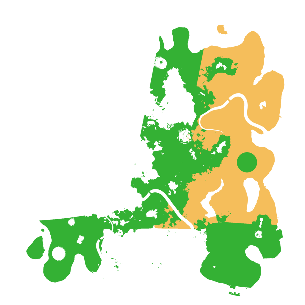 Biome Rust Map: Procedural Map, Size: 4000, Seed: 7812348