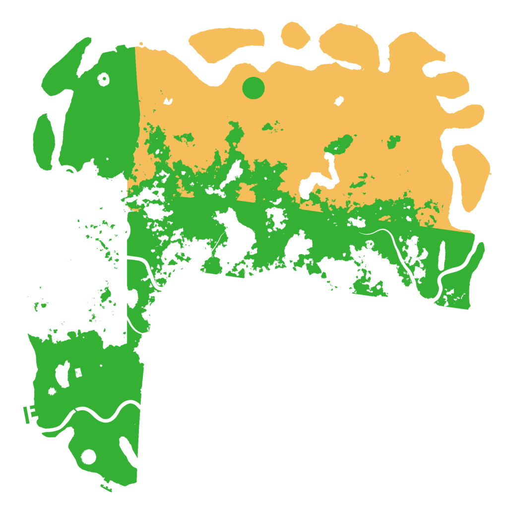 Biome Rust Map: Procedural Map, Size: 6000, Seed: 50