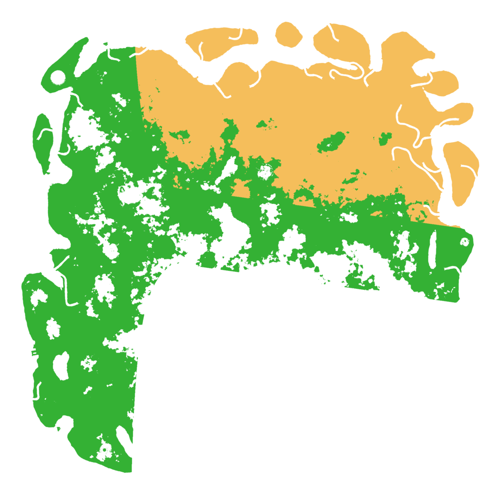 Biome Rust Map: Procedural Map, Size: 6000, Seed: 50