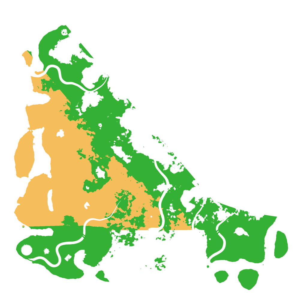 Biome Rust Map: Procedural Map, Size: 5002, Seed: 1234567890