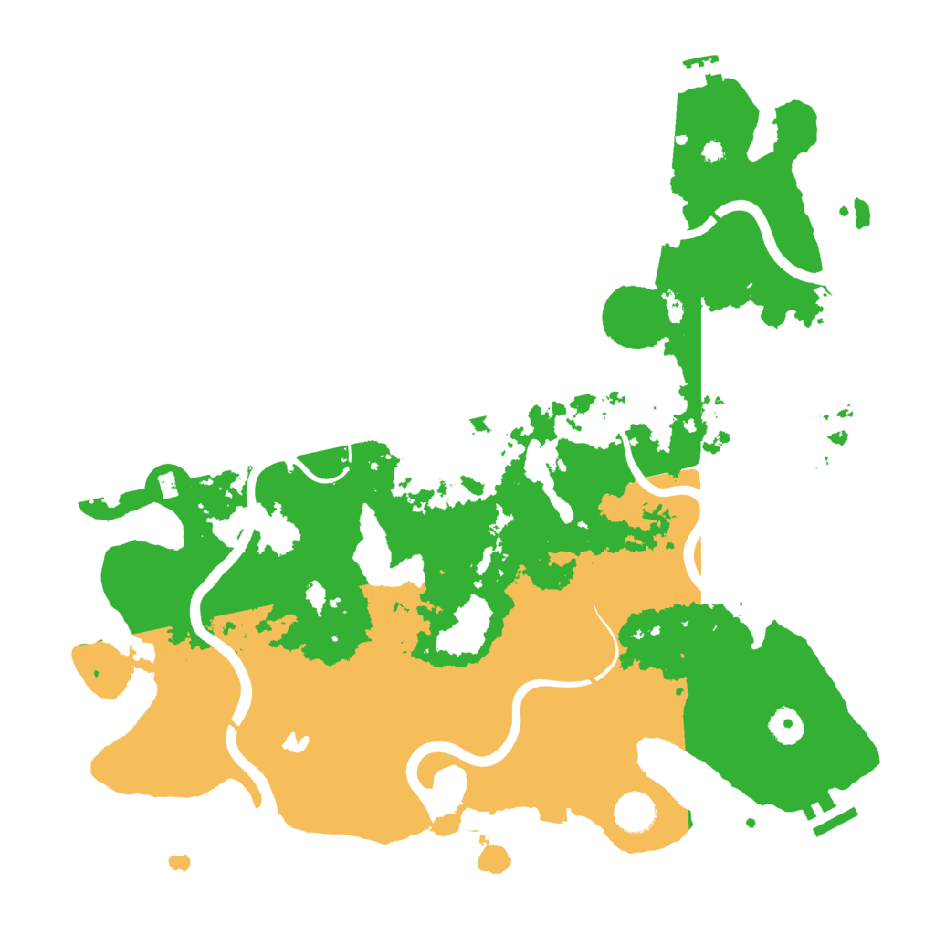 Biome Rust Map: Procedural Map, Size: 4000, Seed: 39668933