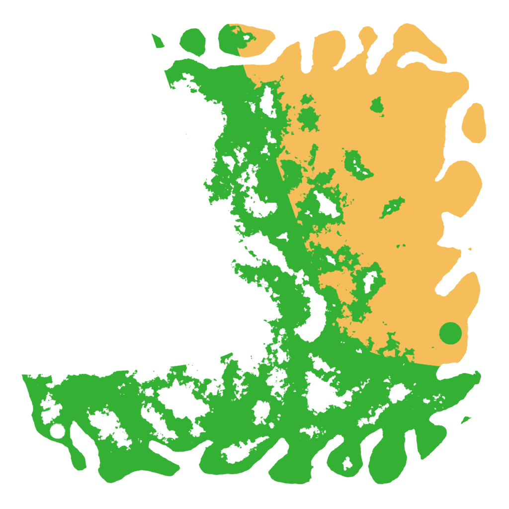 Biome Rust Map: Barren, Size: 6000, Seed: 50981439