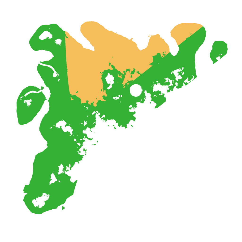 Biome Rust Map: Procedural Map, Size: 3500, Seed: 2008