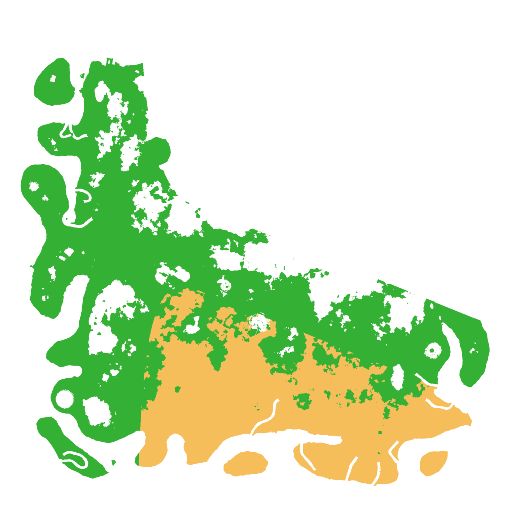 Biome Rust Map: Procedural Map, Size: 5000, Seed: 7376