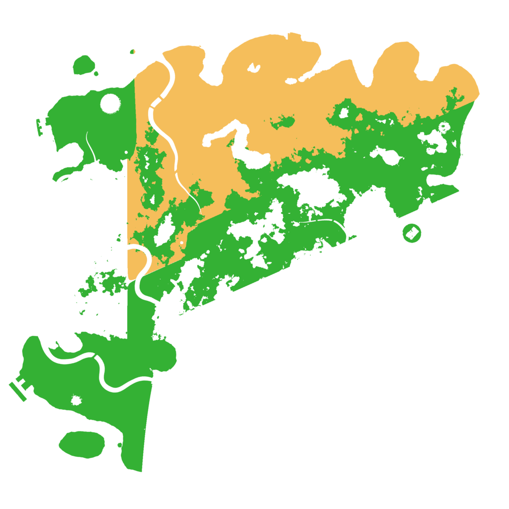 Biome Rust Map: Procedural Map, Size: 4500, Seed: 1761612854