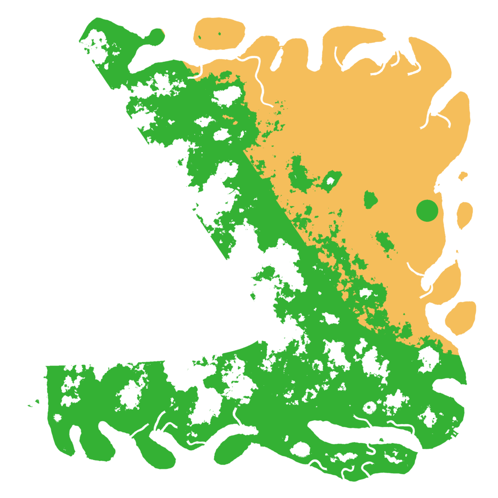 Biome Rust Map: Procedural Map, Size: 6000, Seed: 968809980