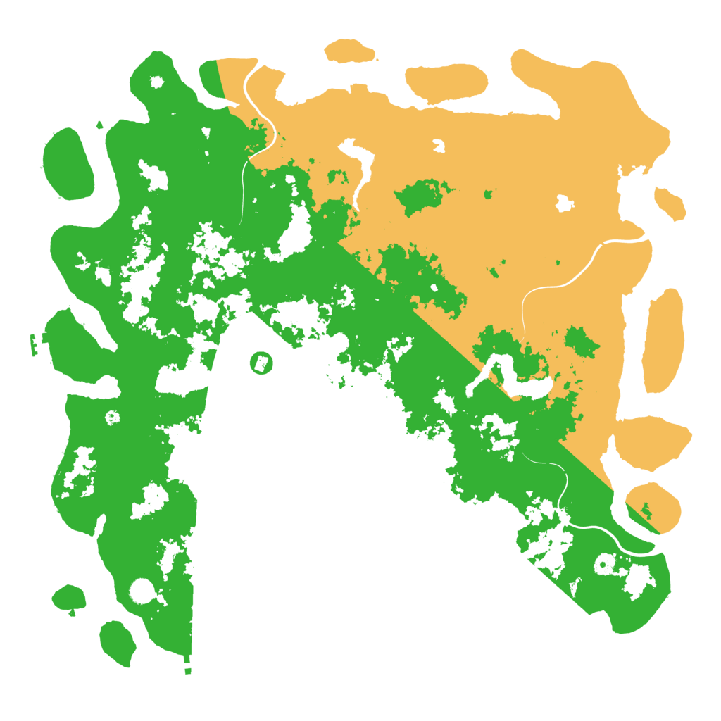Biome Rust Map: Procedural Map, Size: 5000, Seed: 2465362