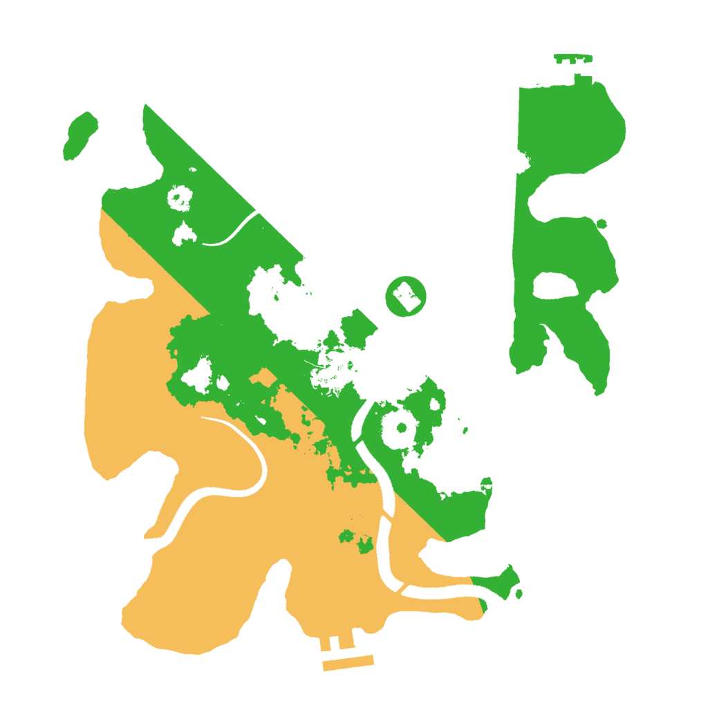 Biome Rust Map: Procedural Map, Size: 2800, Seed: 270415108