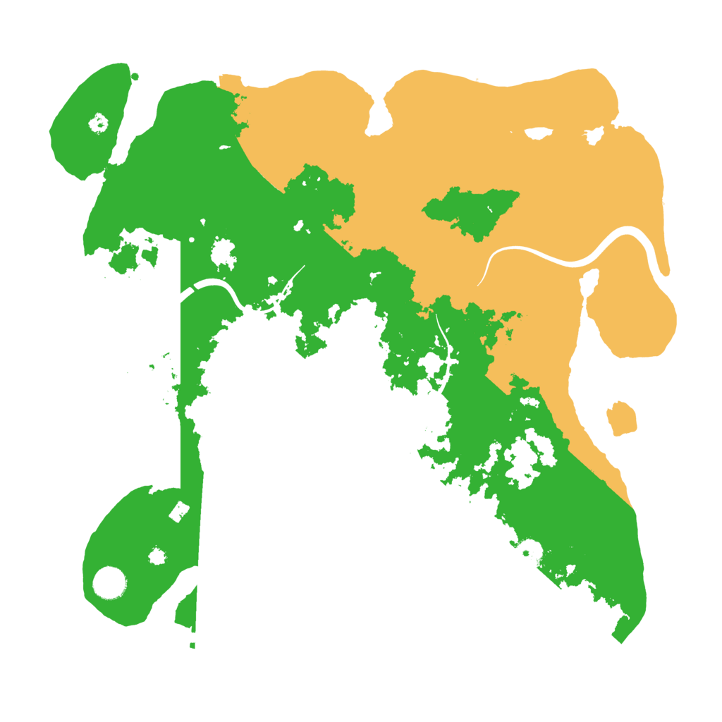 Biome Rust Map: Procedural Map, Size: 3850, Seed: 1080044700