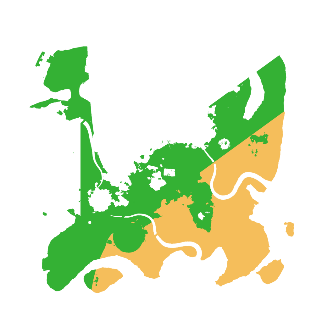 Biome Rust Map: Procedural Map, Size: 3000, Seed: 156