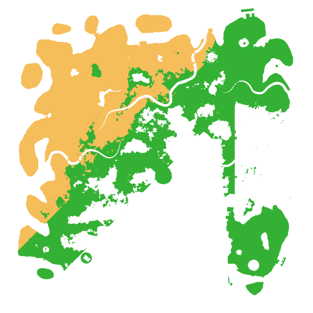 Biome Rust Map: Procedural Map, Size: 5000, Seed: 20973