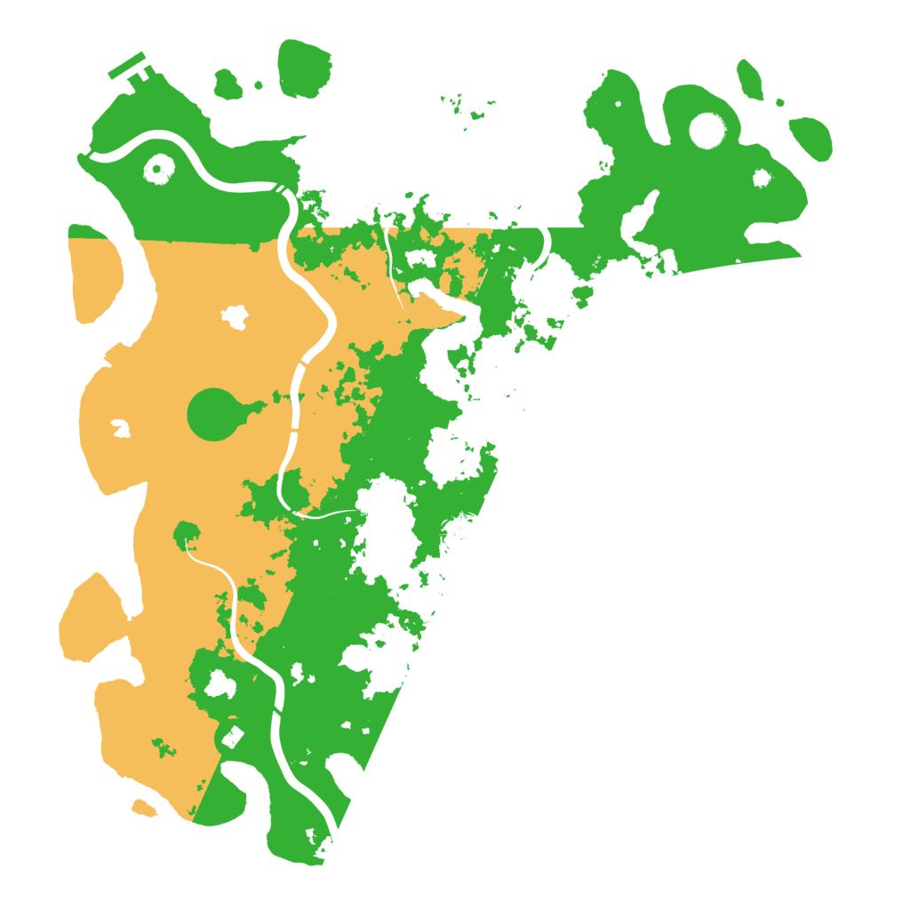 Biome Rust Map: Procedural Map, Size: 4500, Seed: 4102021