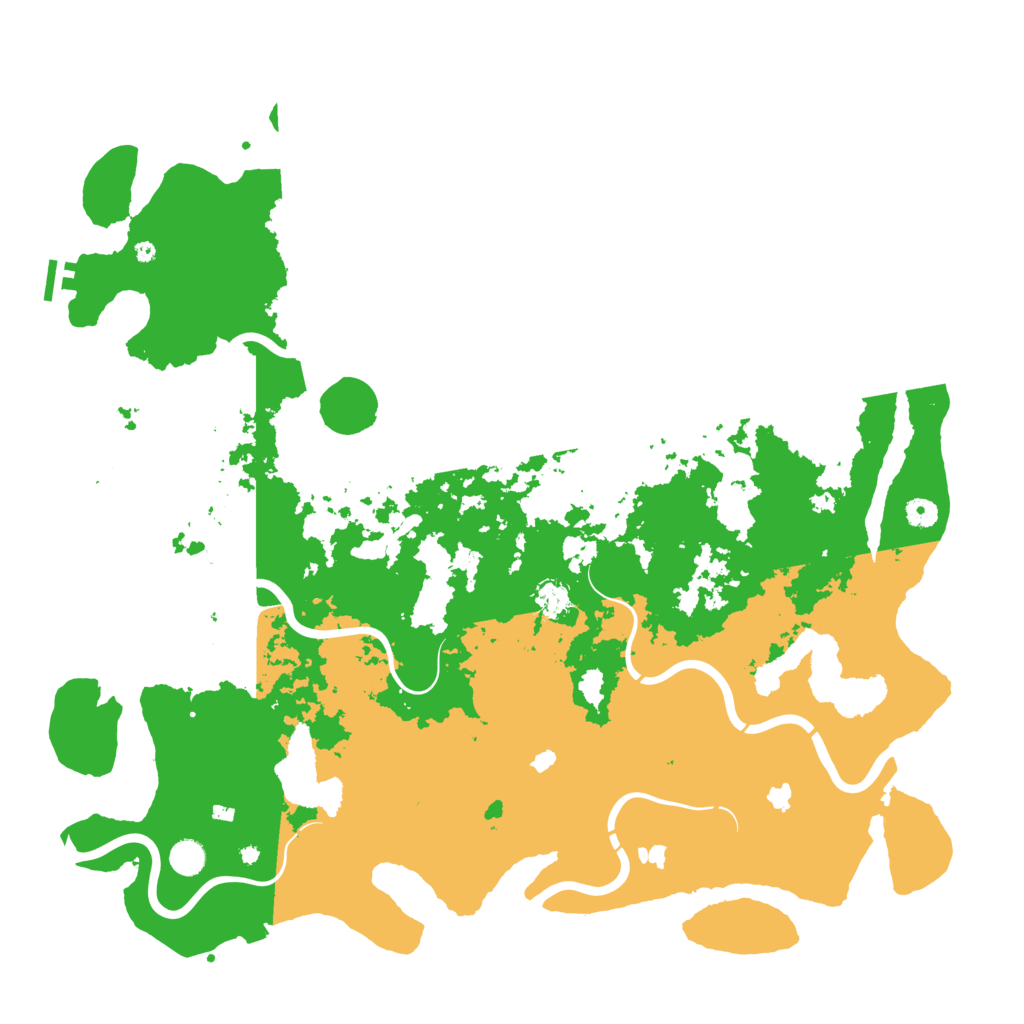 Biome Rust Map: Procedural Map, Size: 5000, Seed: 569669