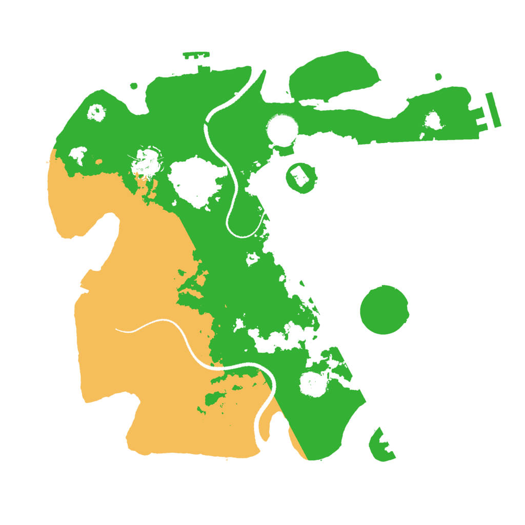 Biome Rust Map: Procedural Map, Size: 3000, Seed: 1527494614