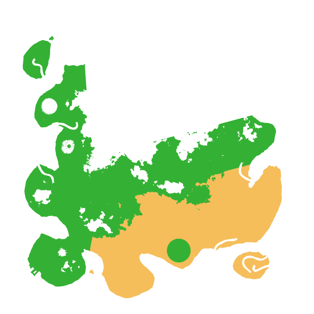 Biome Rust Map: Procedural Map, Size: 3500, Seed: 165045629