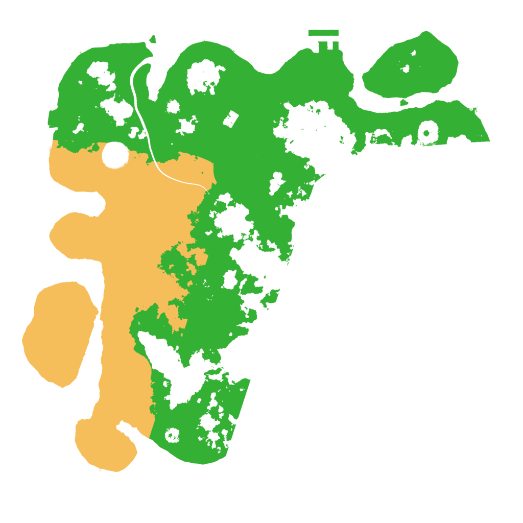Biome Rust Map: Procedural Map, Size: 3500, Seed: 1362231076
