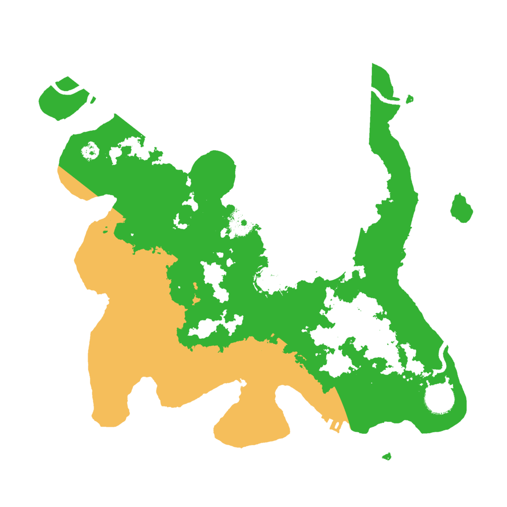 Biome Rust Map: Procedural Map, Size: 3000, Seed: 1577