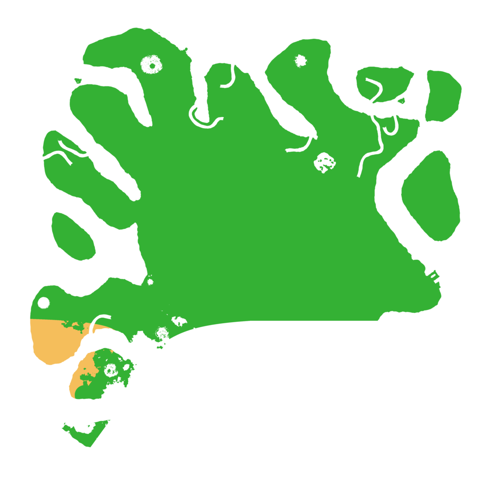 Biome Rust Map: Procedural Map, Size: 3800, Seed: 88219